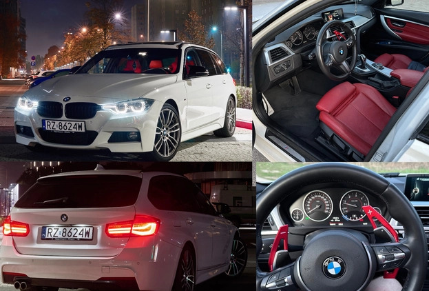 BMW Seria 3 cena 76000 przebieg: 157000, rok produkcji 2016 z Marki małe 326